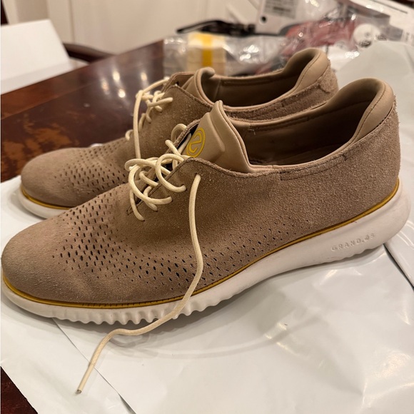 Cole Haan 2.Zerogrand Wingtip Oxford Shoes Mens 10 Tan Nubuck Casual Comfort main image 10